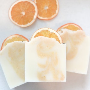 Sweet Orange Pepper Artisan Soap Bar: Natural Cold Process Soap