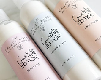 Homemade Goat Milk Body Lotion: Deeply Nourishing, Various Scents