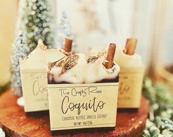 Coquito Soap Bar: Holiday Spice Artisan Soap