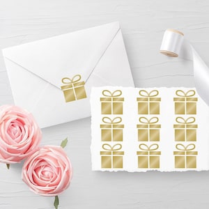 Set di 10 adesivi regalo, sigilli per buste, sigilli per compleanni, adesivi per vetri, sigilli per inviti, adesivi per planner, 30 colori diversi disponibili