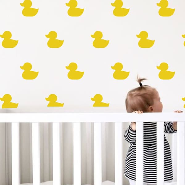 Set of Duck wall decals set stickers Confetti - Multiple Colors, Sizes and Quantites available