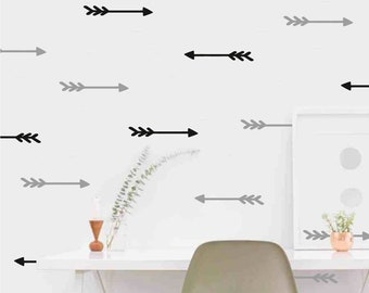 Set of Arrow wall decals set stickers wall pattern decals confetti decals - Multiple Colors, Sizes and Quantites available