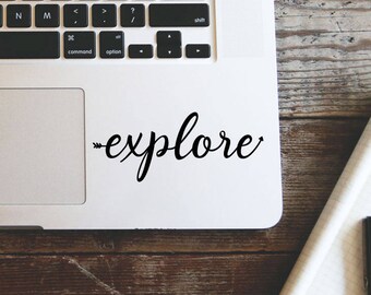 Explore Laptop Vinyl Decal Macbook Sticker Window Mac Apple - available in 30 different colors