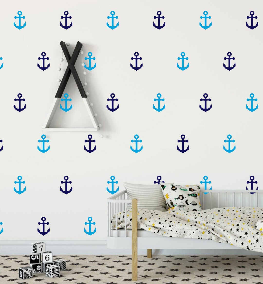Set of Anchor Wall Decals Set Stickers Wall Pattern Decals Confetti ...