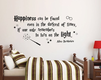 Happiness can be found wall decal Quote decor available in 16 different sizes and 30 different colors