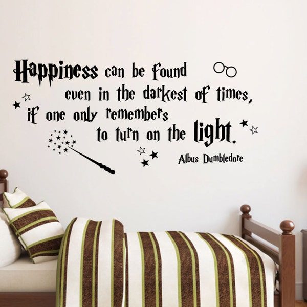 Happiness can be found wall decal Quote decor available in 16 different sizes and 30 different colors