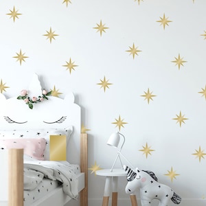 Set of Starburst wall decals set stickers Confetti - Multiple Colors, Sizes and Quantites available