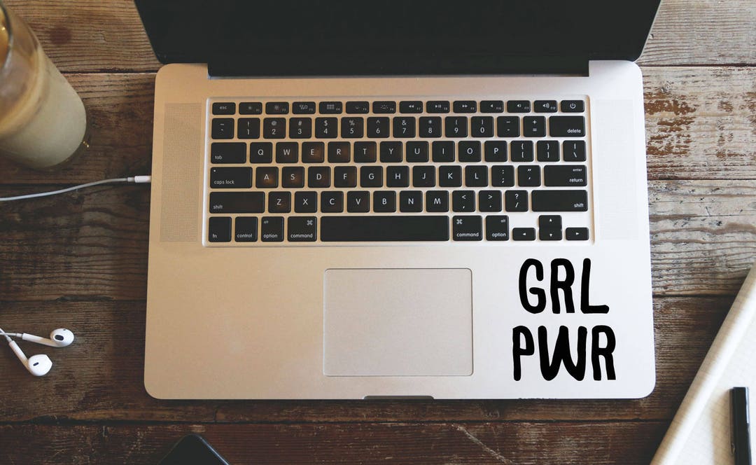 Girl Power Computer Sticker Girl Power Laptop Vinyl Decal MacBook Sticker Window Mac Apple ...