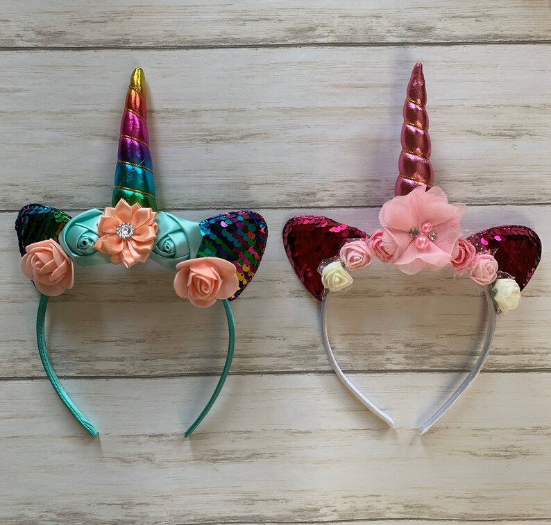 DIY Unicorn Headbands Unicorn Headbands DIY Headband Making Etsy