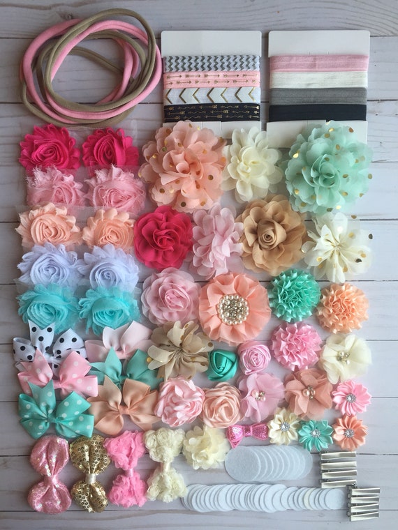 DIY Headband Making Baby Shower Headband Kit Birthday Party DIY
