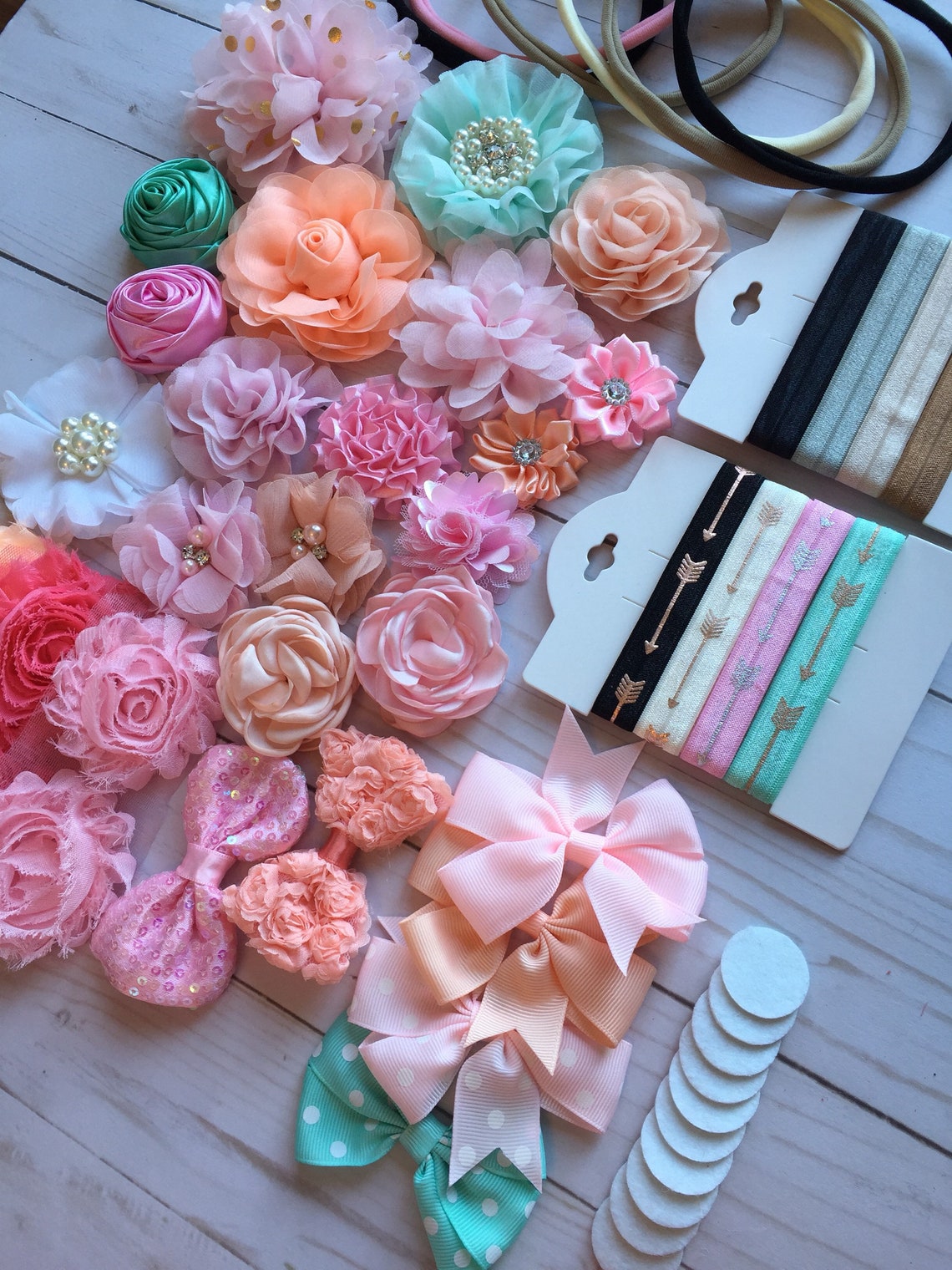 DIY Headband Kit Baby Shower Headband Kit Birthday Party Etsy