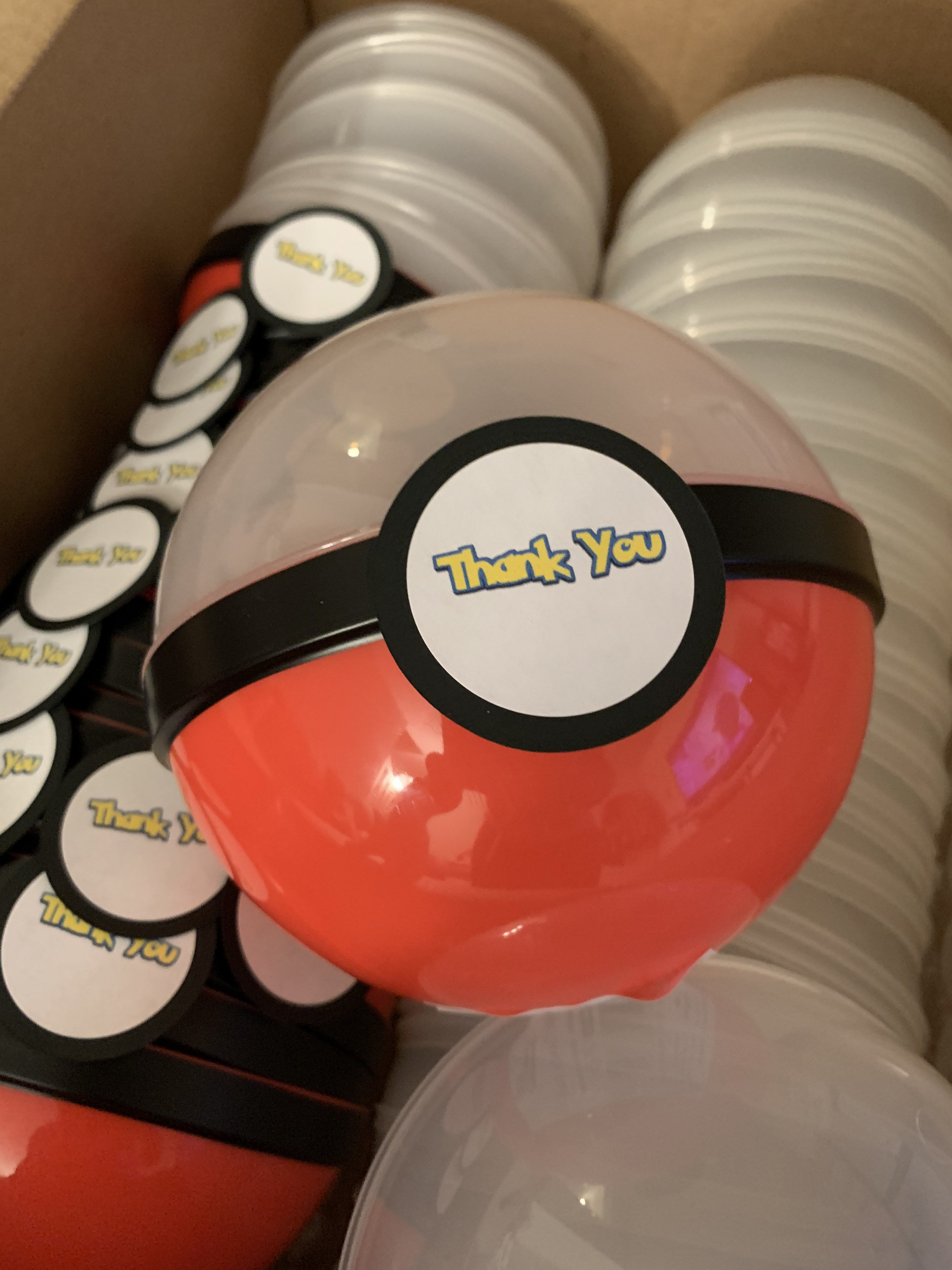 Pokeball favors Greatball rare Pokemon party pikachu birthday Etsy