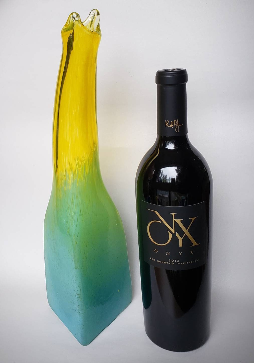 Kosta Boda Art Glass Vase, Monica Backstrom Design, Signed
