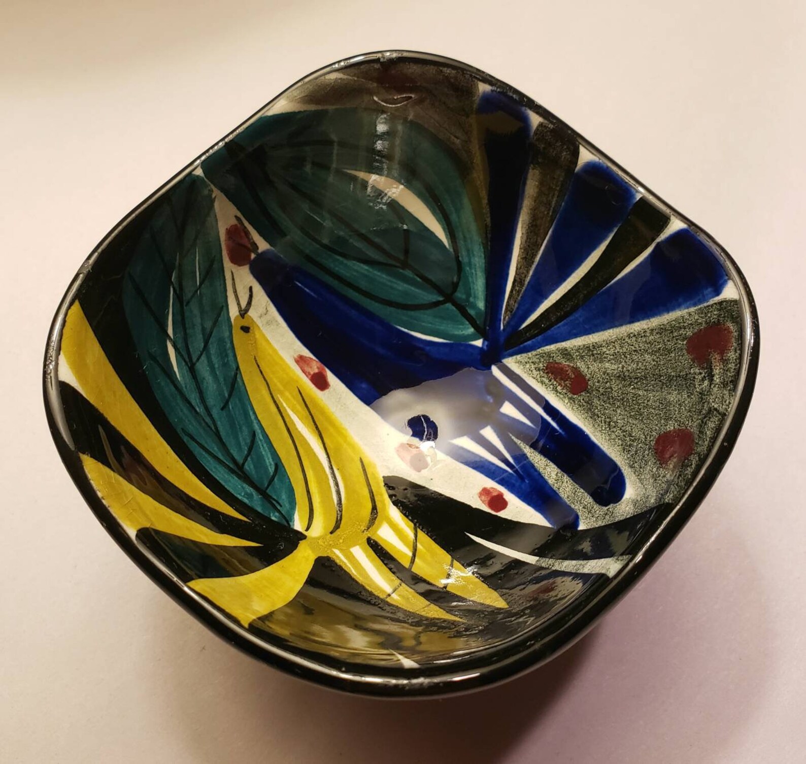 Vintage Norwegian Ceramic Bowl Stavangerflint Norway Inger Etsy