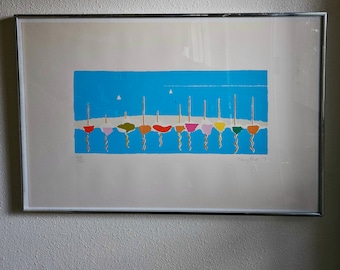 Mary Ford Signed And Numbered Print, Antibes, Listed Artist
