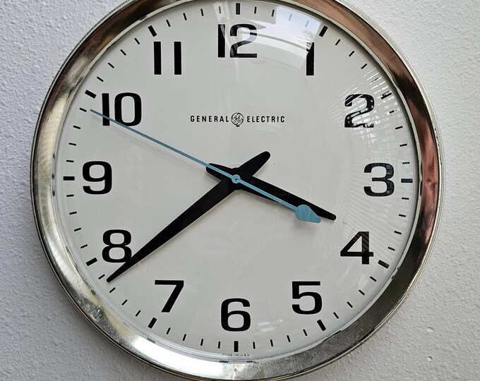 Vintage School Clock, Classic General Electric, Plug-in, Works Great - Etsy