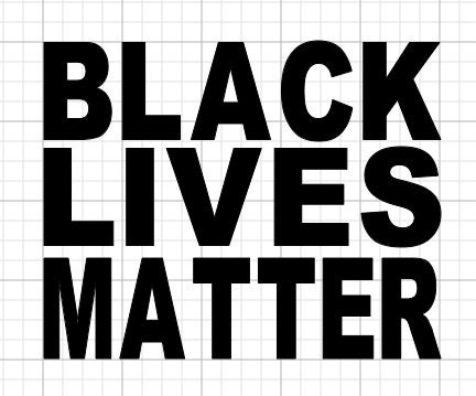 WINDOW CLING 13x18in static repositionable apartment car auto Diversity Black Lives Matter blm LGBT Believe label decal sticker 13 18 inch