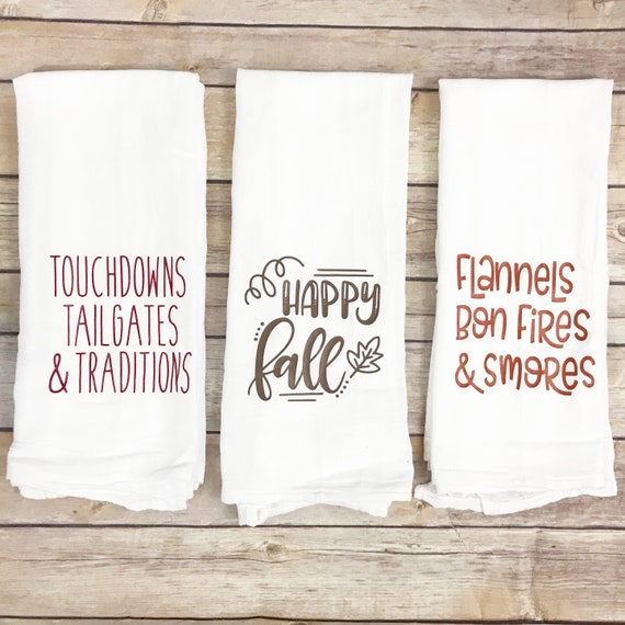 Fall Flour Sack Towel Set