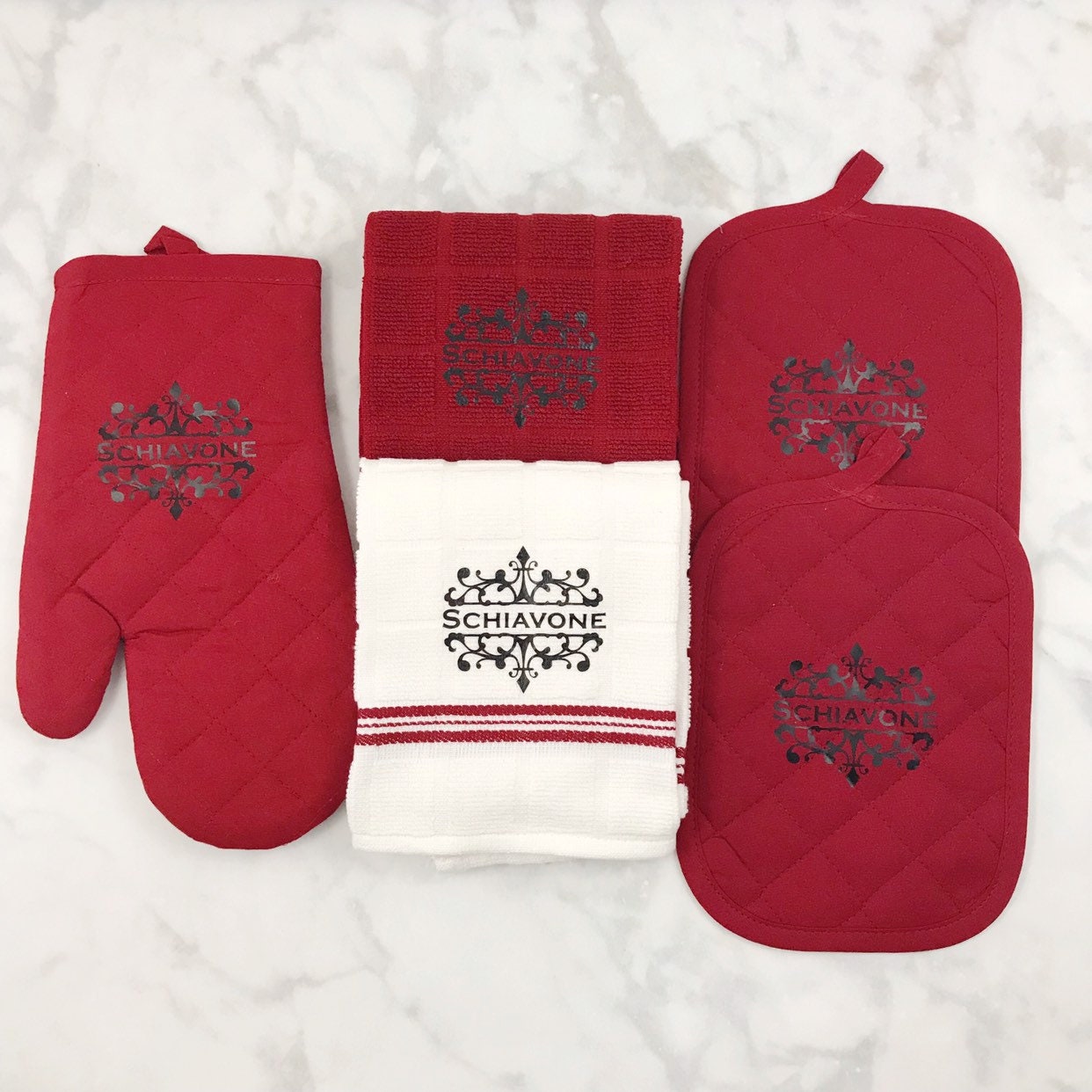 Personalized Pot Holder and Kitchen Towel Gift Set Gifts for Etsy