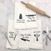 Flour Sack Towels Housewarming Gift - Mothers Day Gift - Christmas Gifts - Hostess Gift Funny Kitchen Towels 