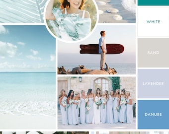 Mood Board Template - Design il proprio marchio Visual Identity Mood Board