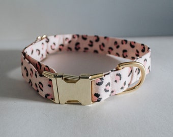 Pink Leopard Collar