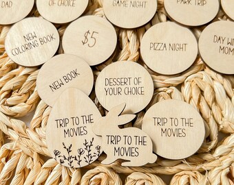 Easter Egg Hunt Tokens: Personalized Easter Basket Fillers