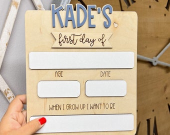 Interchangeable Back To School Sign: Photo Prop 2024