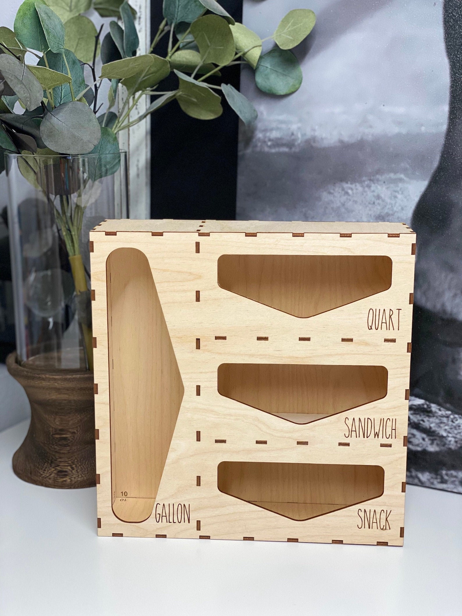 Kitchen Sandwich Bag Organizer/ Plastic Bag Storage/ Kitchen Etsy