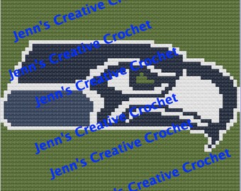 seahawk logo etsy