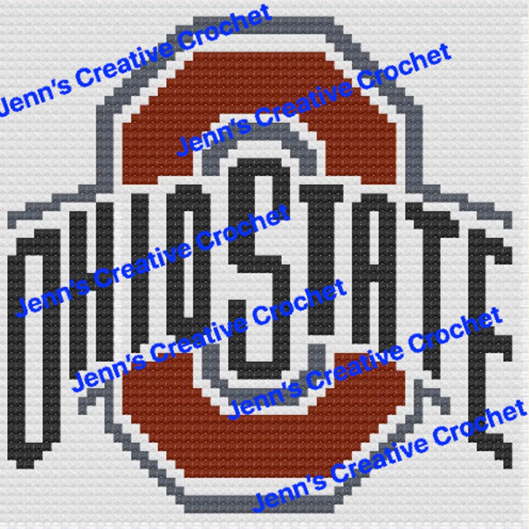 Ohio State Throw Graph and Written Etsy