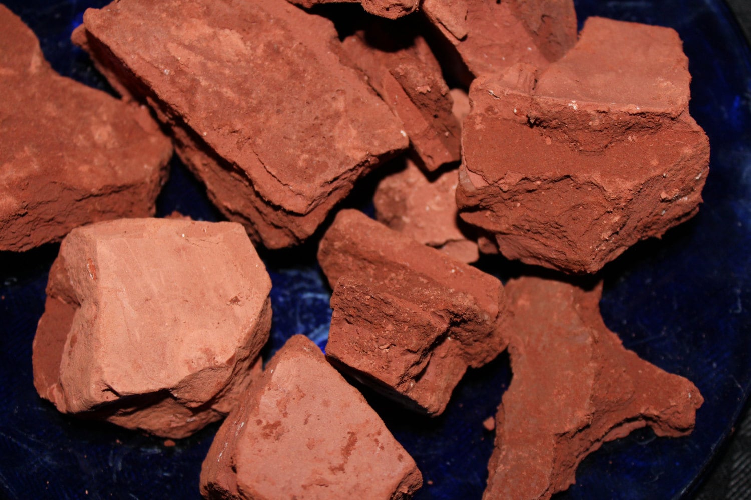 Sedona AZ red clay dirt chunks. cleaned, extracted and edible clay soil de EarthyGoodies en Etsy