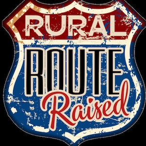 Rural Route Raised PNG FILE