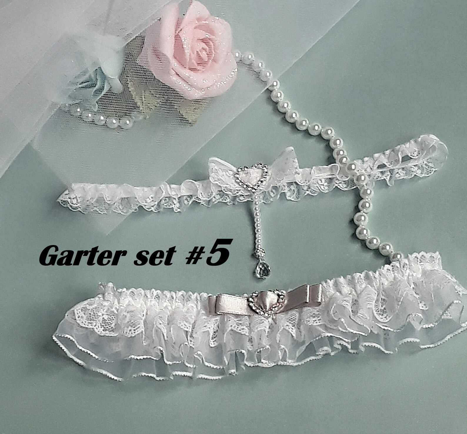 Heart Garter Belt White Garter Belt Lace Garter Belt Wedding Etsy