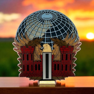 Custom Eagle Rising Plaque: Geospatial Engineer, Military Retirement Gift