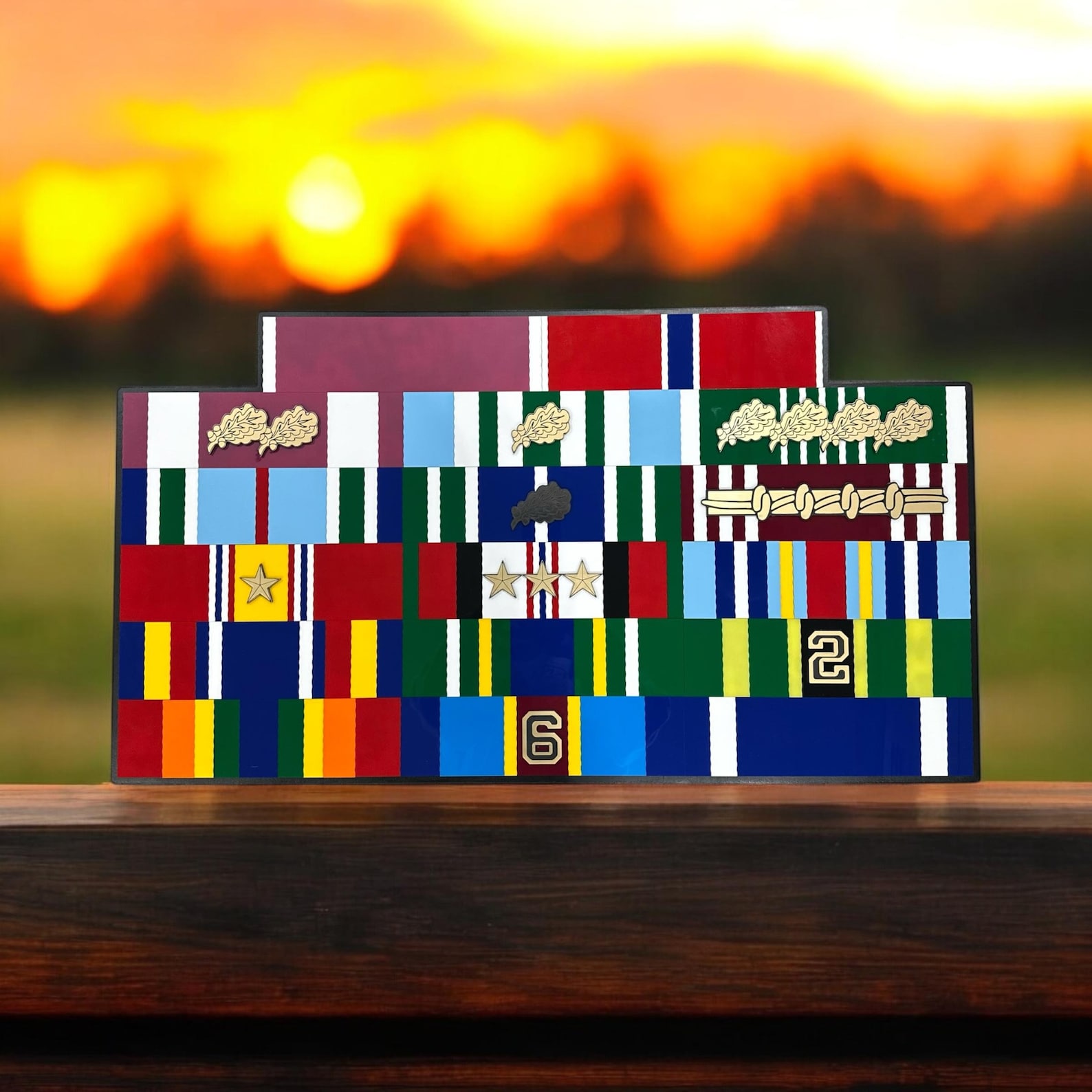Wall-mounted Military Ribbon Rack – Custom, Larger-than-life Display - Etsy