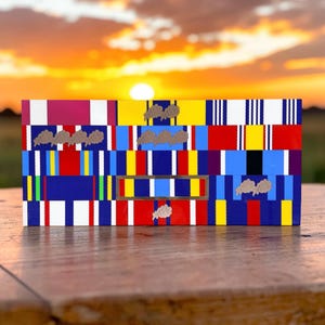 Pow Ribbon Rack Wall-mounted Military Ribbon Rack – Custom, Larger-than-life Display - Etsy