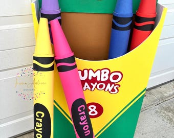 Crayon Props - Giant Crayon Props- Oversized Props- Jumbo Crayon Props - Art Room Decor- Classroom Decor