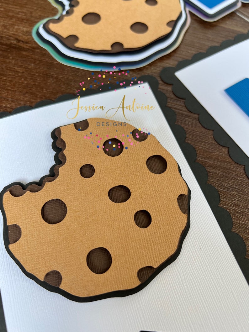 Cookie Cake Topper Cookie Banner Cookie Smash Cake Set Etsy
