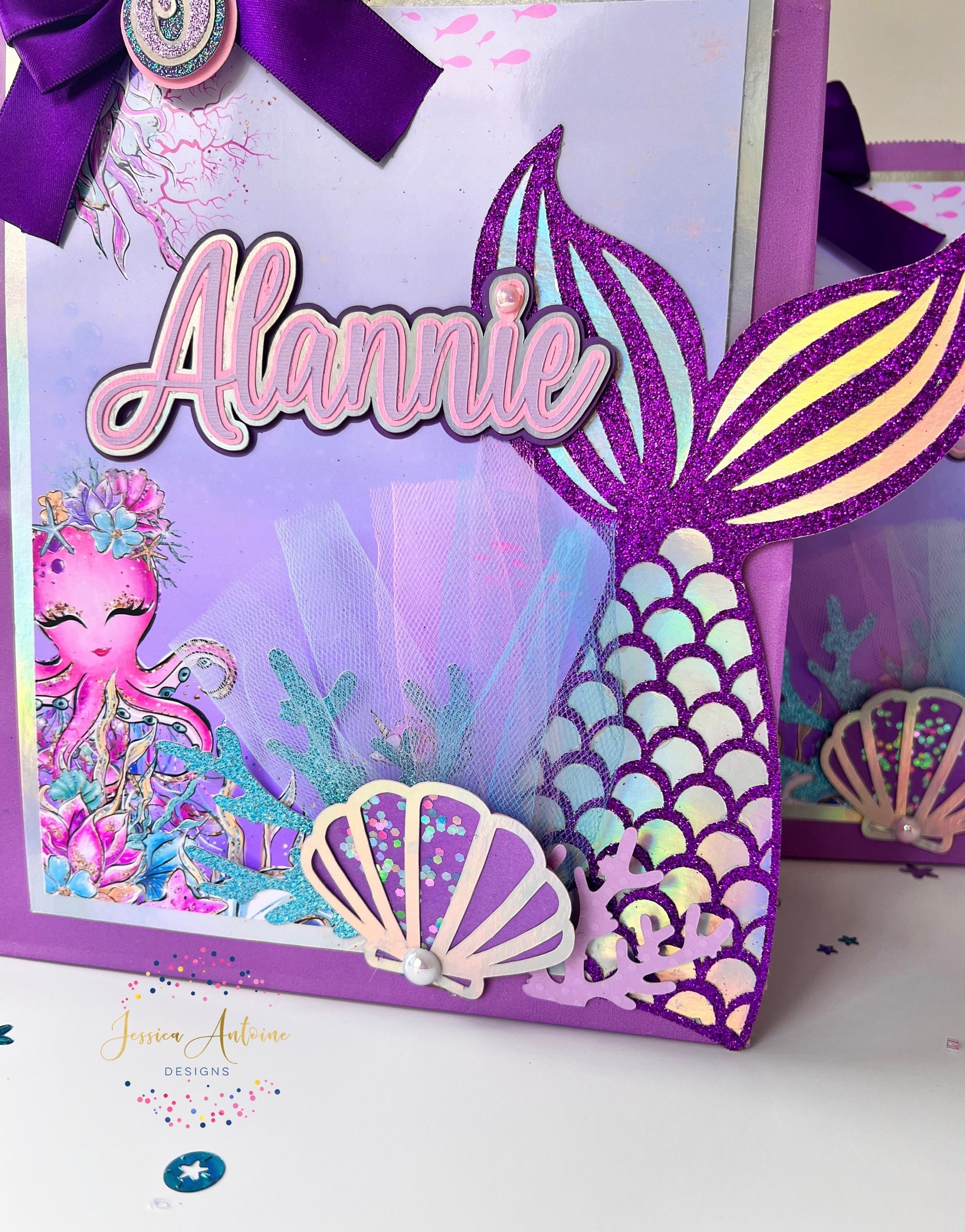 Mermaid Gift Bag - Mermaid Favor Bag - Under the Sea Favor Bag - Etsy