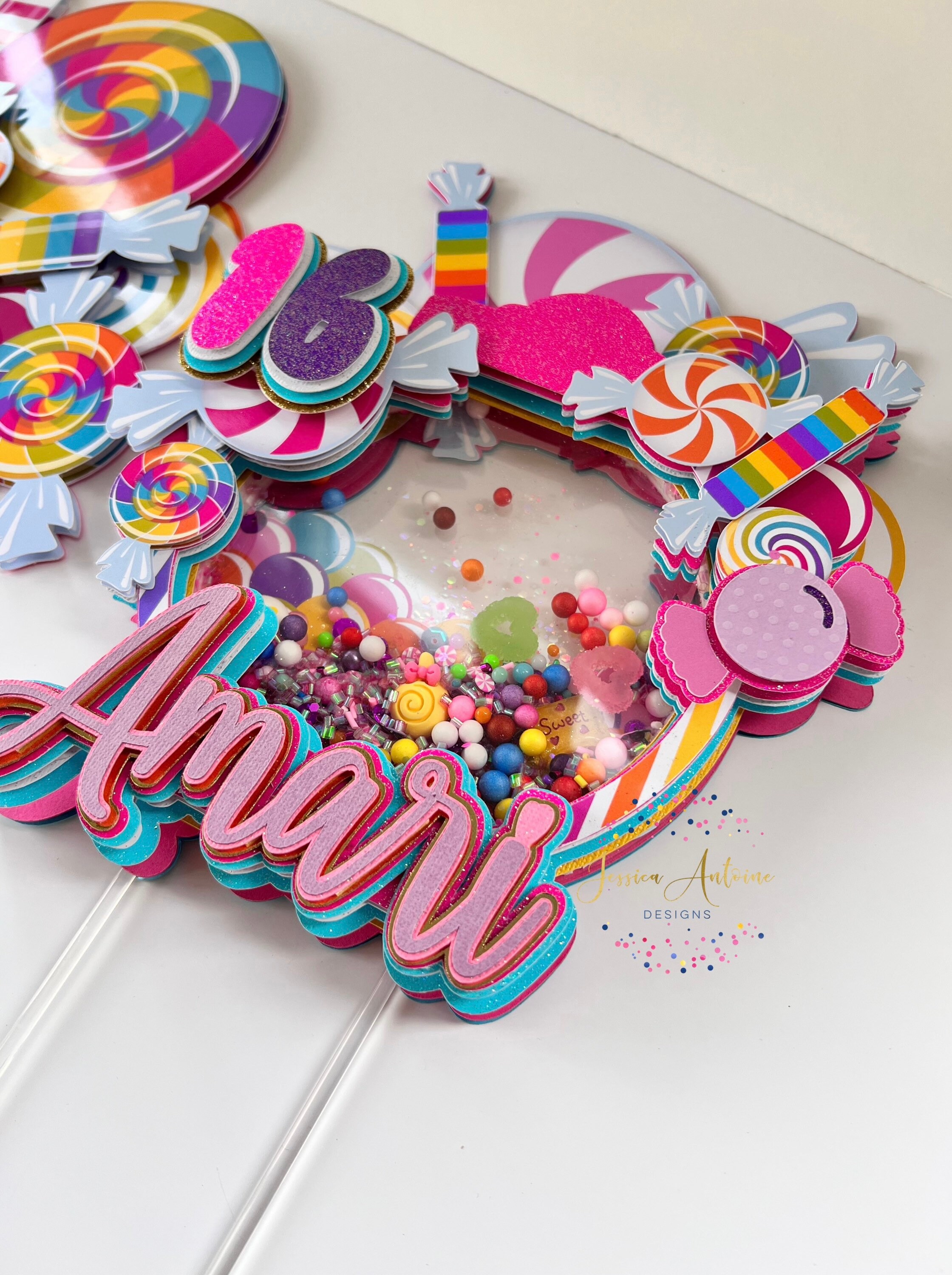 Candy Cake Topper