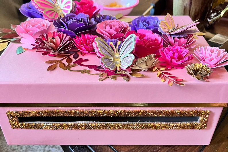 Birthday Card Box Wedding Card Box Baby Shower Card Box Etsy