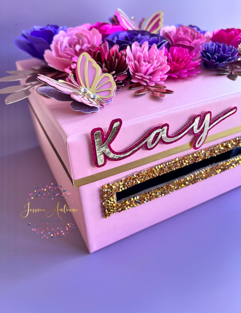 Birthday Card Box Wedding Card Box Baby Shower Card Box Etsy