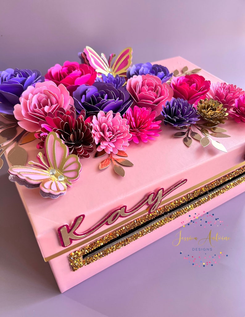 Birthday Card Box Wedding Card Box Baby Shower Card Box Etsy