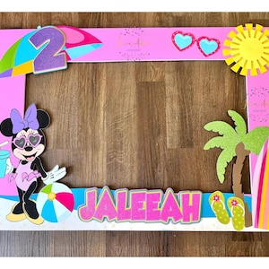 Minnie Selfie Frame-Personalized Minnie Frame-  Themed Party- Minnie Themed Party-