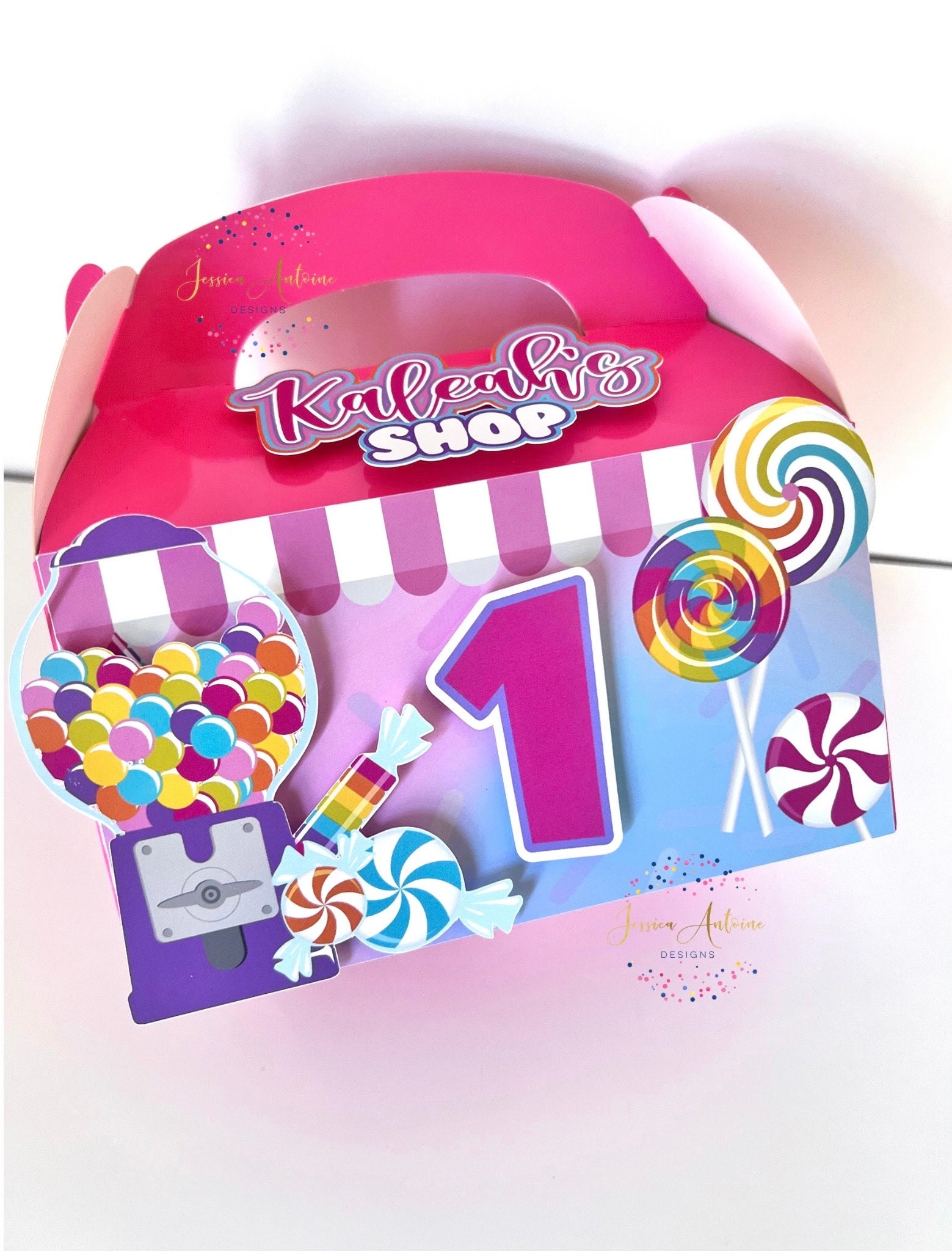 Candy Land Favor Box 