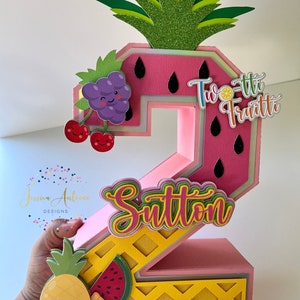 Fruit 3d Letters - Fruit Party Letters