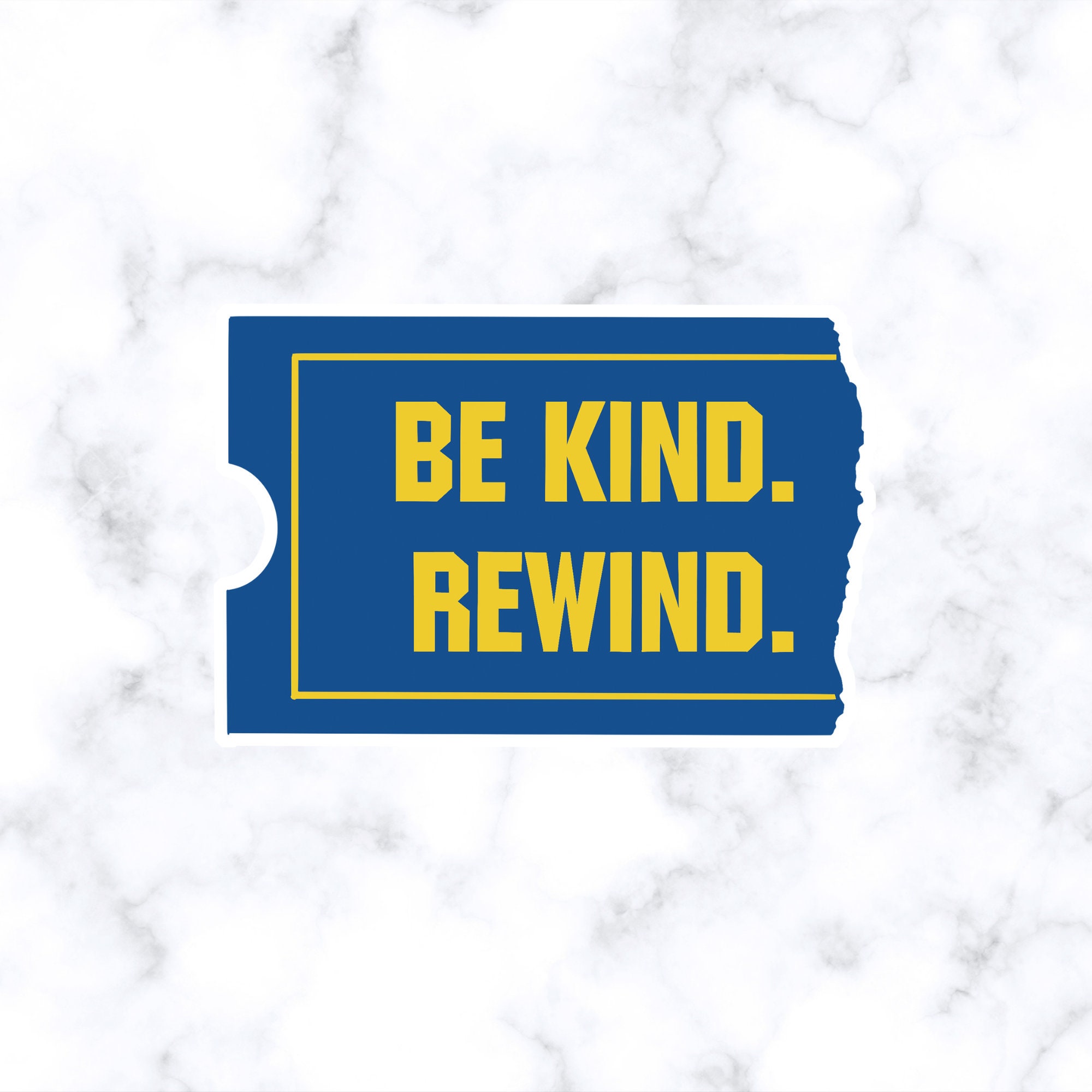 Blockbuster Be Kind Rewind Sticker Laptop Stickers Retro - Etsy UK