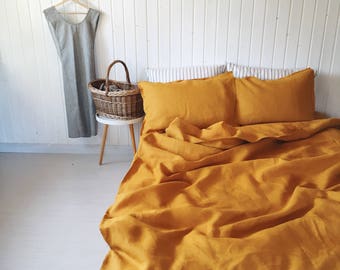 Mustard Duvet Cover Etsy