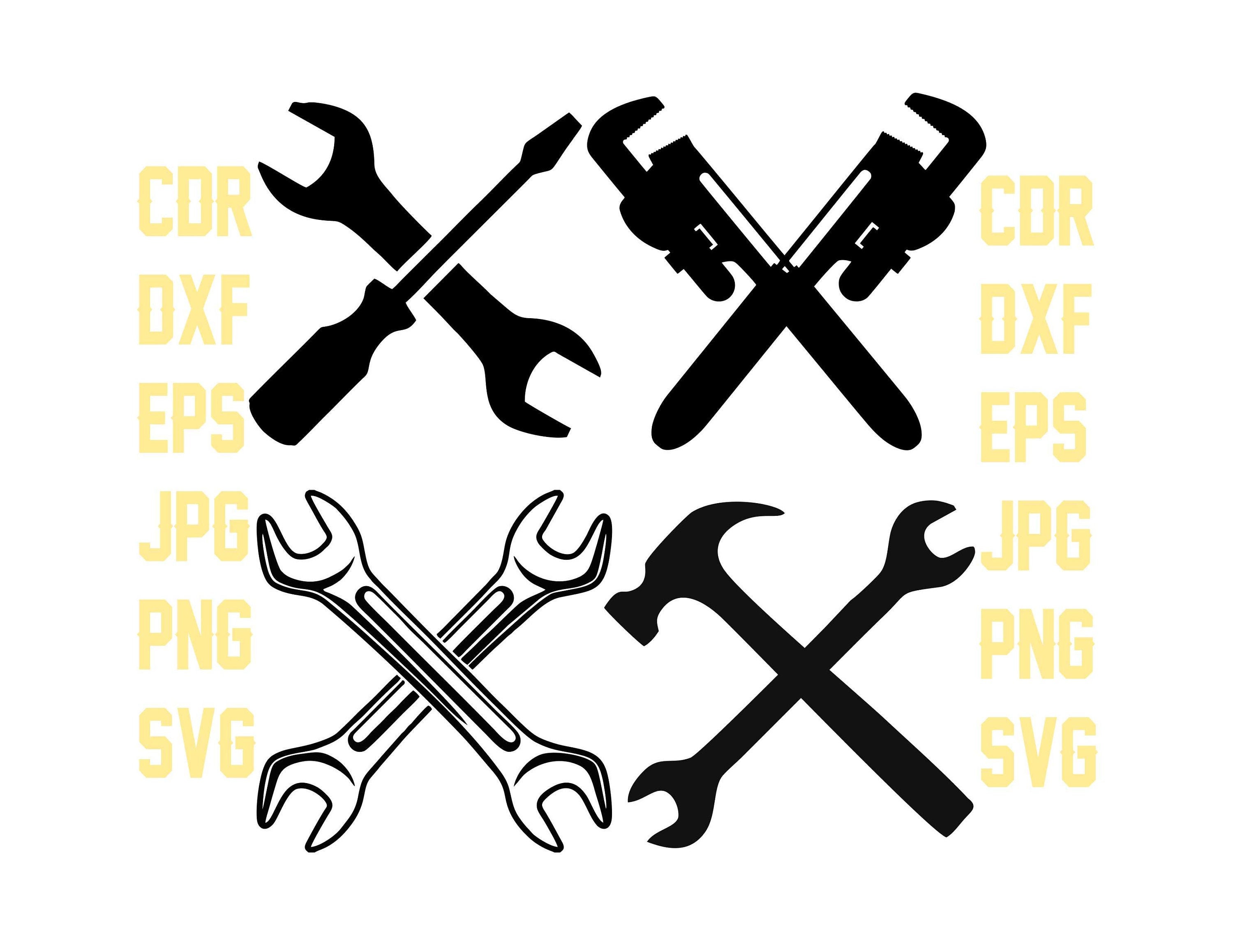 Download Working tools svg cutting files instant download wrench | Etsy